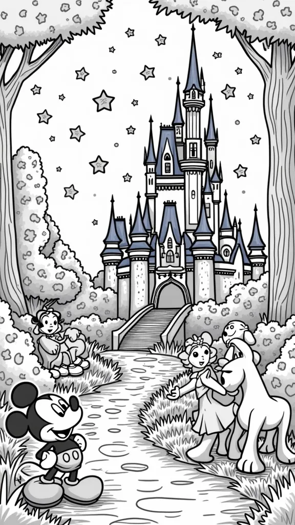 coloriage imprimable pages Disney